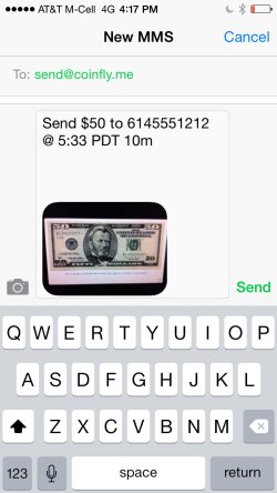 CoinFly step 1